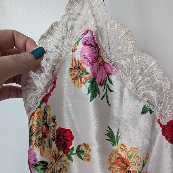 Victoria's Secret Vintage 90s Gold Label Floral Slip Dress Size Small - Picture 2 of 11